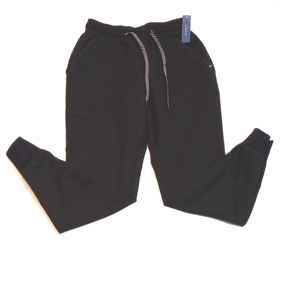 Jaanuu Pants - NWT Jaanuu Women's Scrubs Mesh-Pocket Jogger Pant Black Size XS Zipper cuff